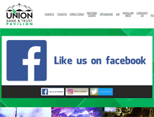Tablet Screenshot of pavilionconcerts.com